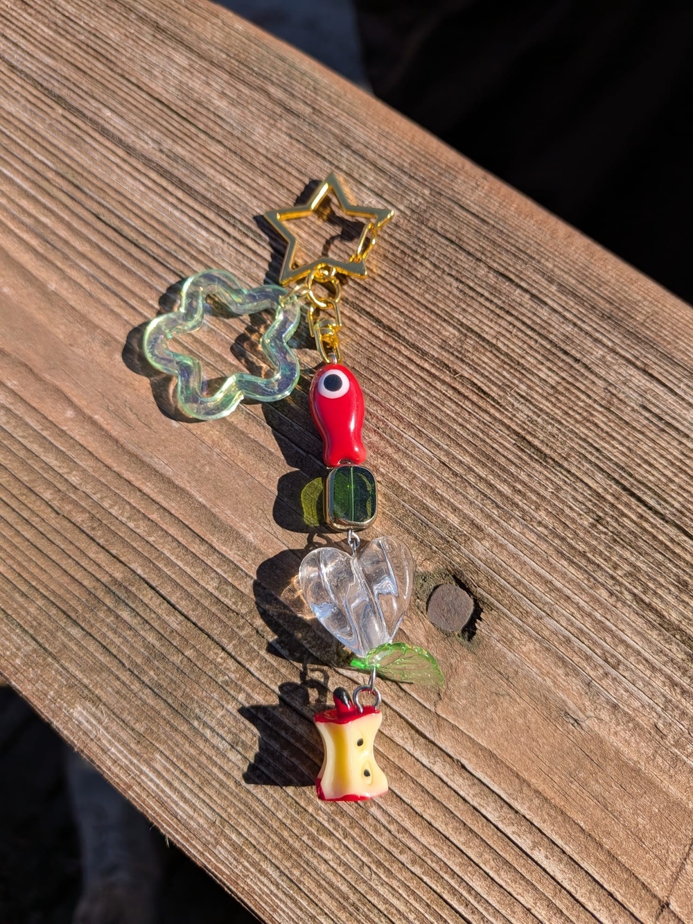 Whimsical Handmade Charm Keychain